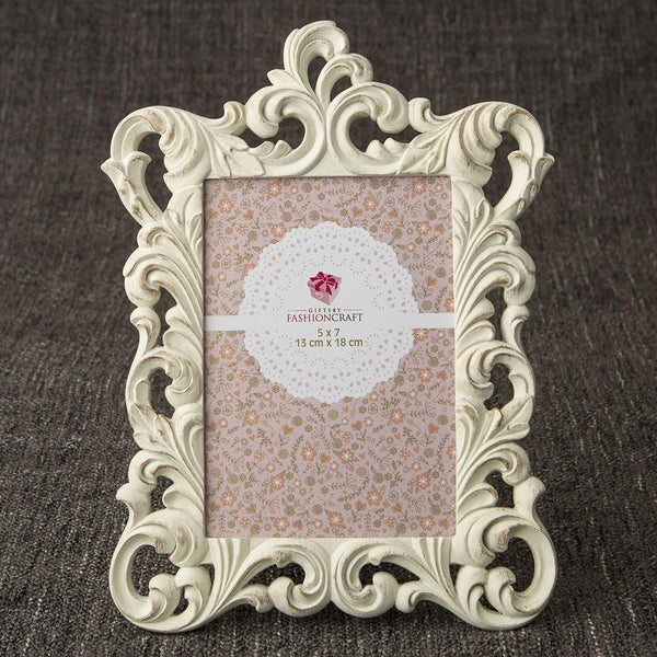 Opulent Brushed Gold Baroque 5 x 7 frame from gifts by fashioncraft-Personalized Gifts By Type-JadeMoghul Inc.