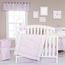 Orchid Bloom 3 Piece Crib Bedding Set-ORCHID-JadeMoghul Inc.