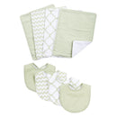 Orchid Bloom 8 Piece Bib and Burp Cloth Set-ORCHID-JadeMoghul Inc.