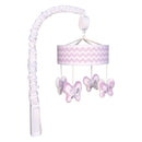 Orchid Bloom Chevron Musical Mobile-ORCHID-JadeMoghul Inc.