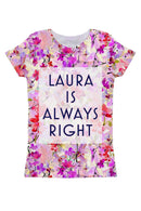 Orchid Caprice Orchid Caprice Customized NAME Zoe T-Shirt - Women Zoe T-Shirt