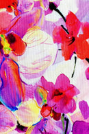 Orchid Caprice Orchid Caprice Mia Fit & Flare Pink Floral Dress - Women Mia Fit & Flare Dress