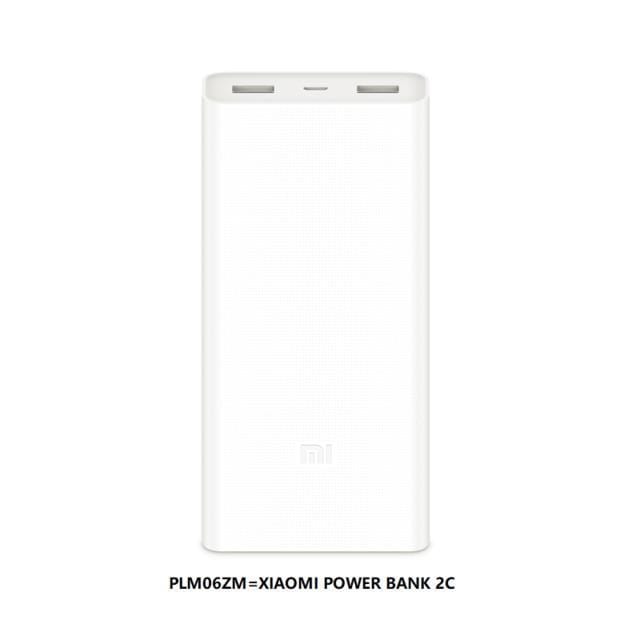 Original Xiaomi Power Bank QC3.0 Powerbank 20000 mAh Power Bank Portable Charger Dual USB Quick Charge For iPhone Sumsung xiaomi AExp