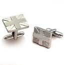 Cufflinks For Men OT572 Matte Rhodium & Rhodium Brass Cufflink