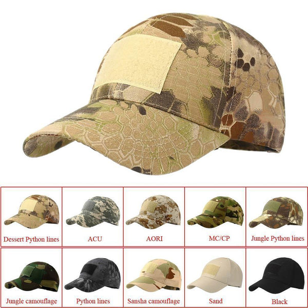 Outdoor Sport Snapback Caps Camouflage Hat Simplicity Tactical Military Hunting Cap Hat For Men AExp