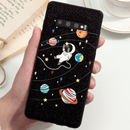 Outer Space Planet Stars Spaceship Case For Samsung Galaxy A71 A51 A81 A70 A60 A50 A40 A30 A21 A10 A9 A7 A8 Plus Note 9 8 AExp