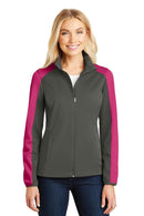 Outerwear Port Authority Ladies Active Colorblock Soft Shell Jacket. L718 Port Authority