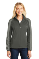 Outerwear Port Authority Ladies Active Colorblock Soft Shell Jacket. L718 Port Authority
