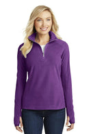 Outerwear Port Authority Ladies microFleece 1/2-Zip Pullover. L224 Port Authority