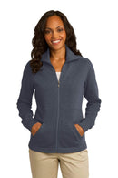 Outerwear Port Authority Ladies Slub Fleece Full-Zip Jacket. L293 Port Authority