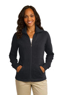 Outerwear Port Authority Ladies Slub Fleece Full-Zip Jacket. L293 Port Authority