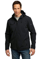 Outerwear Port Authority Textured Hooded Soft Shell Jacket. J706 Port Authority