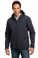 Outerwear Port Authority Textured Hooded Soft Shell Jacket. J706 Port Authority