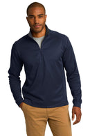 Outerwear Port Authority Vertical Texture 1/4-Zip Pullover. K805 Port Authority