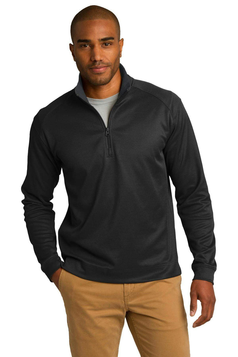 Outerwear Port Authority Vertical Texture 1/4-Zip Pullover. K805 Port Authority