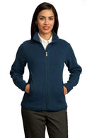 Outerwear Red House - Ladies Sweater Fleece Full-Zip Jacket. RH55 Red House