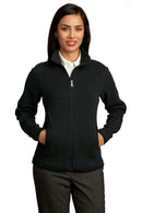 Outerwear Red House - Ladies Sweater Fleece Full-Zip Jacket. RH55 Red House
