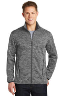 Outerwear Sport-Tek PosiCharge Electric Heather Soft Shell Jacket. JST30 Sport-Tek