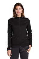 Outerwear Sport-Tek Women's Tricot Track Jacket LST946781 Sport-Tek