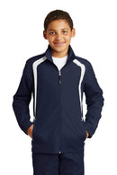 Outerwear Sport-Tek Youth Colorblock Raglan Jacket. YST60 Sport-Tek