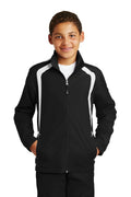 Outerwear Sport-Tek Youth Colorblock Raglan Jacket. YST60 Sport-Tek