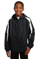Outerwear Sport-Tek Youth Fleece Lined Colorblock Jacket. YST81 Sport-Tek