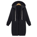 Oversized Casual Long Hoodie Sweatshirt Coat AExp