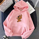 oversized Cute Dog Print Sweatshirt Kawaii Hoodies for Women top clothes Hoody Female Itself Winter Women's Hoodies Full Sleeve AExp