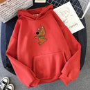 oversized Cute Dog Print Sweatshirt Kawaii Hoodies for Women top clothes Hoody Female Itself Winter Women's Hoodies Full Sleeve AExp