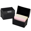 OXFORD PLASTIC INDEX CARD BOX 4X6-Supplies-JadeMoghul Inc.