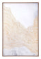 Paintings Canvas Painting - 33" x 2" x 49" White & Gold, MDF, Wood, Canvas HomeRoots