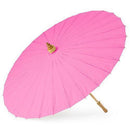 Paper Parasol - Fuchsia (Pack of 1)-Wedding Reception Decorations-JadeMoghul Inc.