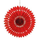 Paper Pinwheel Decor - Red (Pack of 1)-Wedding Reception Decorations-JadeMoghul Inc.