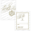 Parisian Love Letter RSVP Vintage Gold (Pack of 1)-Weddingstar-Black-JadeMoghul Inc.