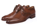 Paul Parkman (FREE Shipping) Antique Brown Derby Shoes (ID