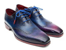 Paul Parkman (FREE Shipping) Blue & Purple Wingtip Oxfords (ID