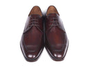 Paul Parkman (FREE Shipping) Brown & Bordeaux Leather Apron Derby Shoes (ID