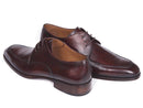 Paul Parkman (FREE Shipping) Brown & Bordeaux Leather Apron Derby Shoes (ID