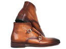 Paul Parkman (FREE Shipping) Double Monkstrap Boots Brown (ID