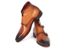 Paul Parkman (FREE Shipping) Double Monkstrap Boots Brown (ID