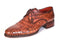 Paul Parkman (FREE Shipping) Genuine Crocodile Goodyear Welted Derby Shoes (ID#44Z87) PAUL PARKMAN