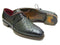 Paul Parkman (FREE Shipping) Goodyear Welted Green Genuine Ostrich Derby Shoes (ID#31VL74) PAUL PARKMAN