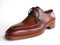 Paul Parkman (FREE Shipping) Goodyear Welted Square Toe Apron Derby Shoes Brown (ID#322A7)-'--JadeMoghul Inc.