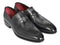 Paul Parkman (FREE Shipping) Gray & Black Men's Loafers For Men (ID#068-GRAY) PAUL PARKMAN