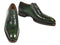 Paul Parkman (FREE Shipping) Green Genuine Crocodile & Calfskin Captoe Oxfords (ID