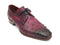 Paul Parkman (FREE Shipping) Lilac Genuine Ostrich Derby Shoes (ID#66CC44)-'--JadeMoghul Inc.