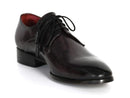 Paul Parkman (FREE Shipping) Men's Anthracite Black Derby Shoes (ID