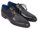 Paul Parkman (FREE Shipping) Men's Black Medallion Toe Derby Shoes (ID