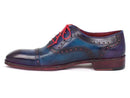 Paul Parkman (FREE Shipping) Men's Captoe Oxfords Blue & Parliament (ID