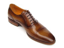 Paul Parkman (FREE Shipping) Men's Captoe Oxfords Brown Leather (ID